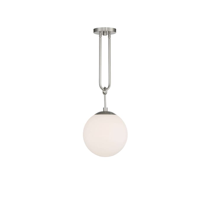 Savoy House Becker 1-Light Pendant in Satin Nickel Savoy House Becker 1-Light Pendant in Satin Nickel
