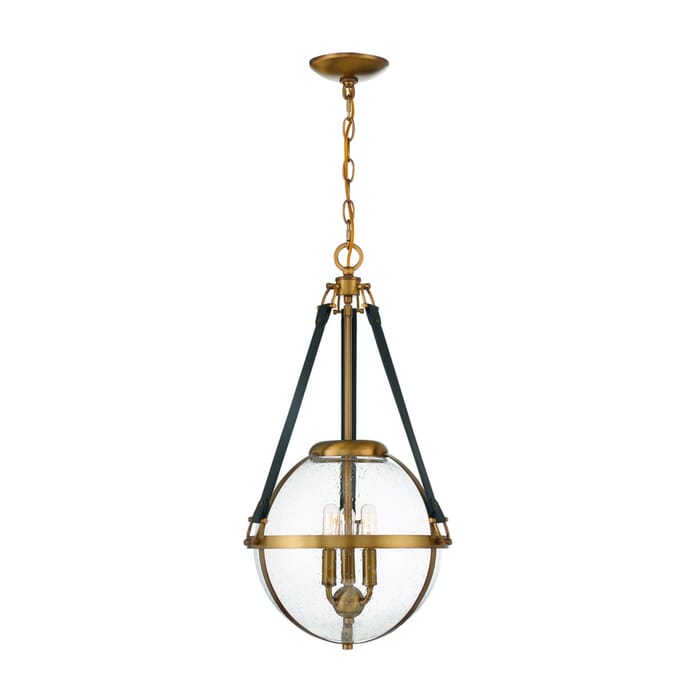 Savoy House Bozeman 3-Light Pendant in Warm Brass Savoy House Bozeman 3-Light Pendant in Warm Brass
