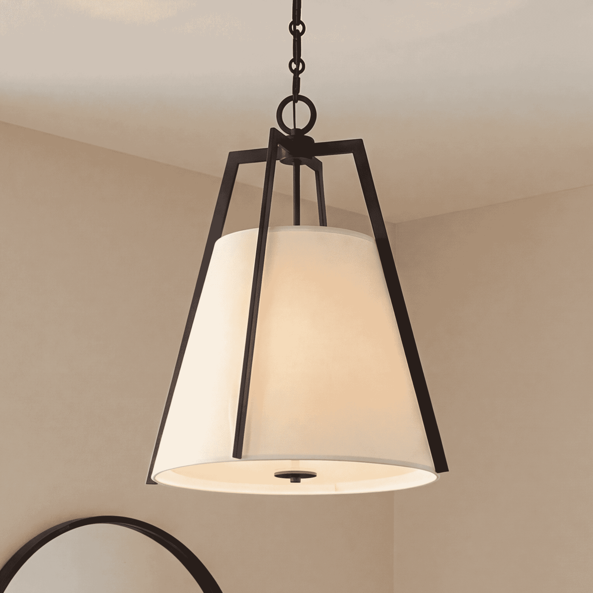 Mansfield 3-Light Pendant in Matte Black