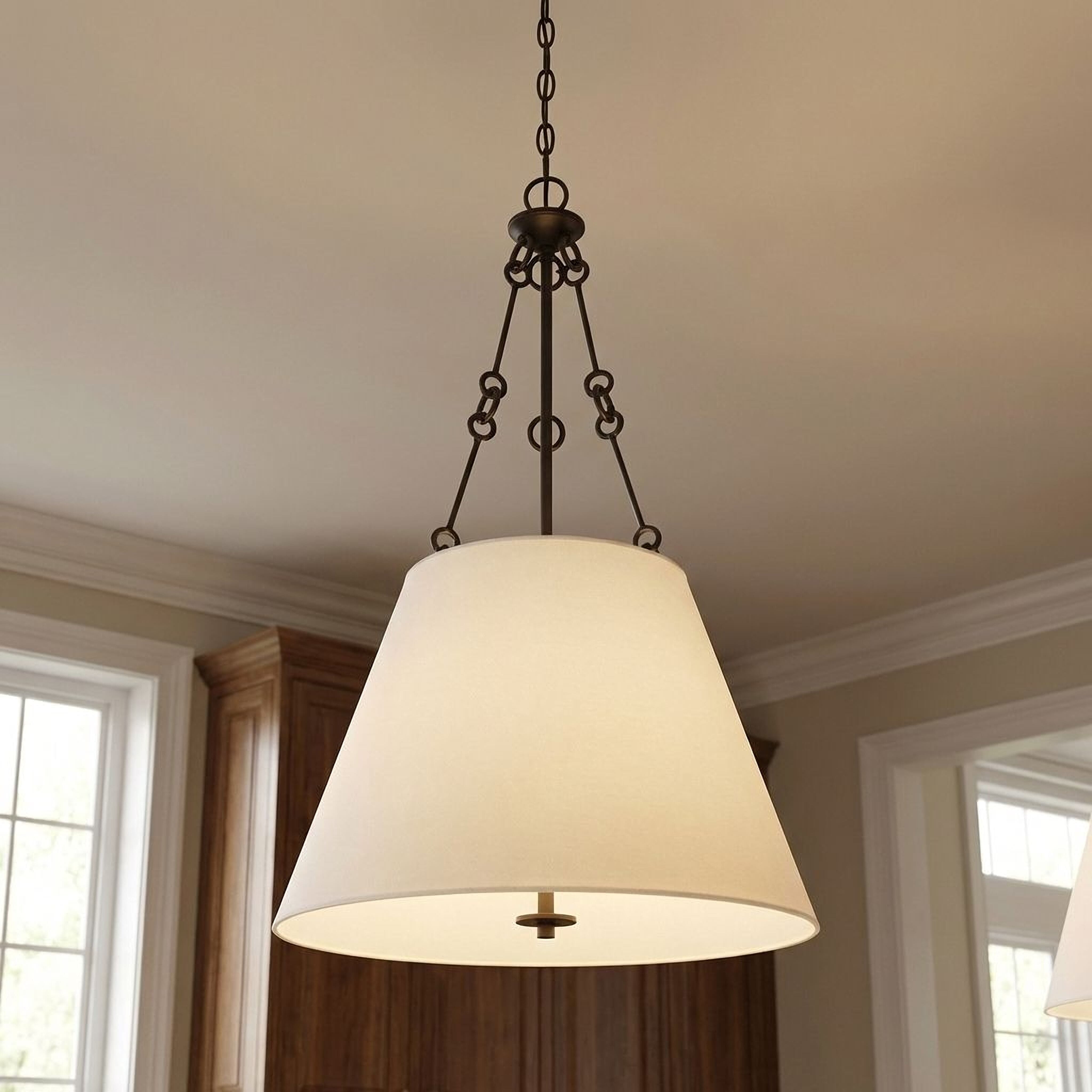 Austin 4-Light Pendant in English Bronze