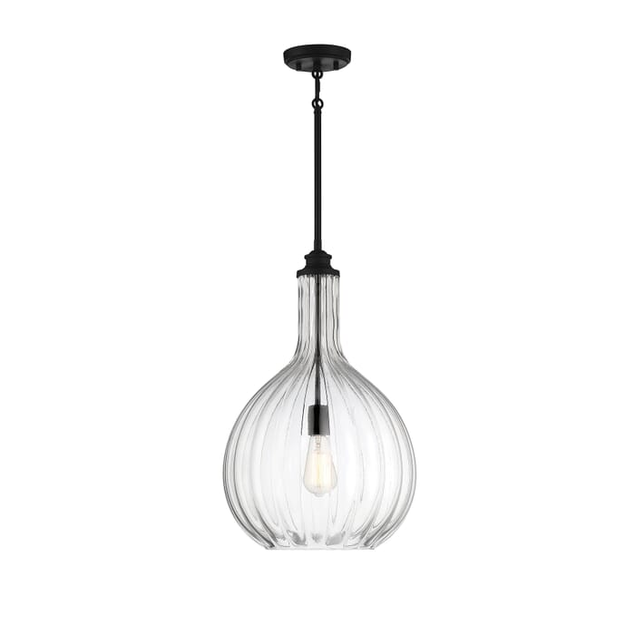 Savoy House Brandon 1-Light Pendant in Matte Black Savoy House Brandon 1-Light Pendant in Matte Black