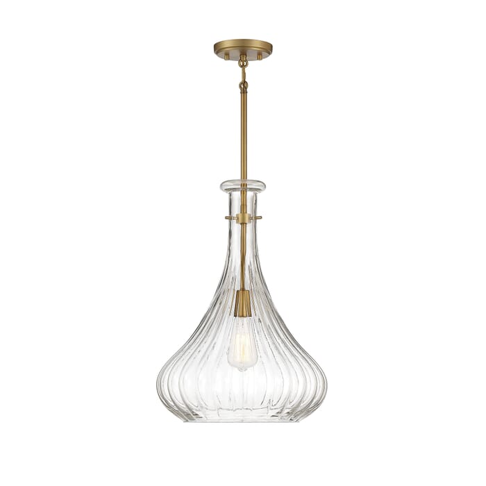 Savoy House Bristo 1-Light Pendant in Warm Brass Savoy House Bristo 1-Light Pendant in Warm Brass