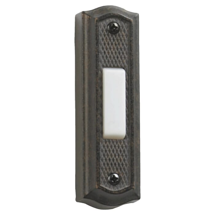 Quorum Door Chime Button in Toasted Sienna Quorum Door Chime Button in Toasted Sienna