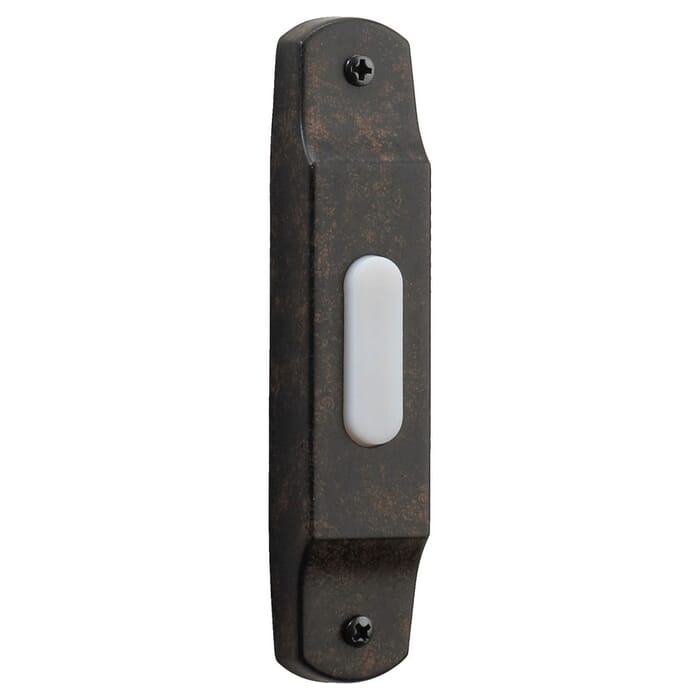 Quorum Door Chime Button in Toasted Sienna Quorum Door Chime Button in Toasted Sienna