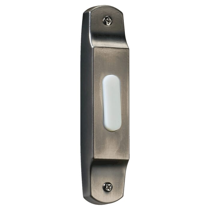 Quorum Door Chime Button in Antique Silver Quorum Door Chime Button in Antique Silver