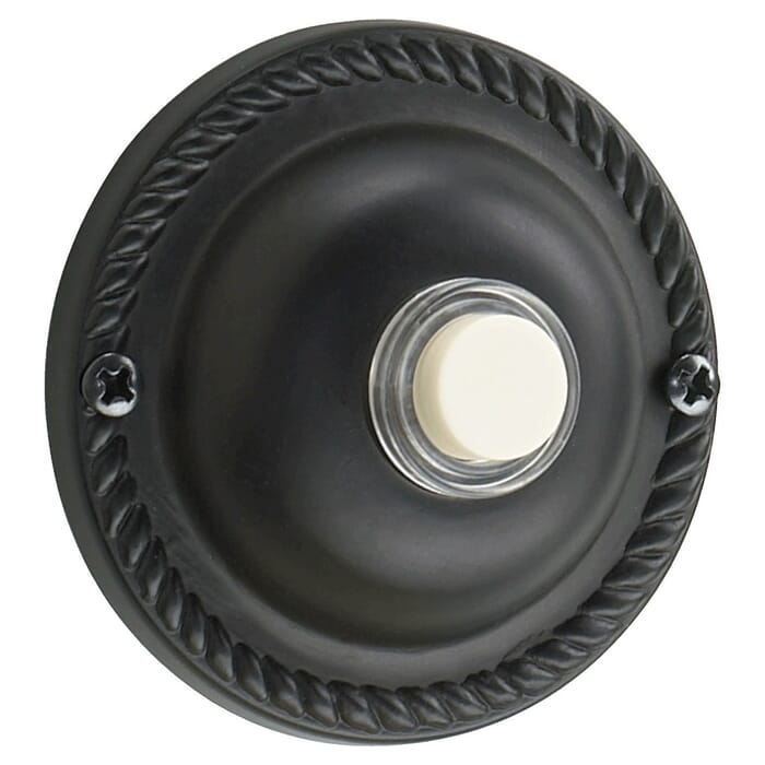Quorum Door Chime Button in Old World Quorum Door Chime Button in Old World