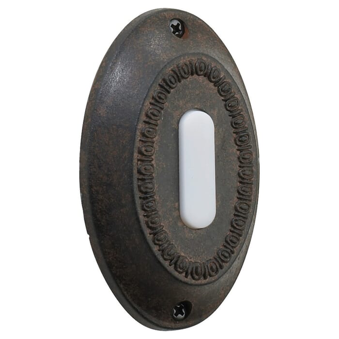 Quorum Door Chime Button in Toasted Sienna Quorum Door Chime Button in Toasted Sienna