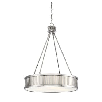 Savoy House William 4-Light Pendant in Polished Nickel