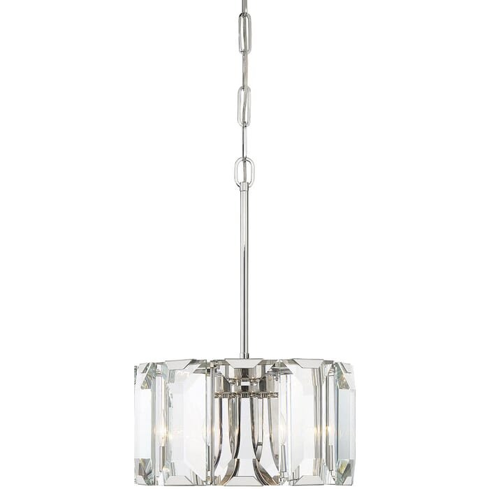 Savoy House Bangle 16.25" 4-Light Pendant in Polished Chrome Savoy House Bangle 16.25" 4-Light Pendant in Polished Chrome