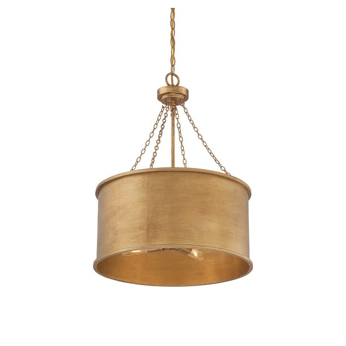 Savoy House Rochester 4-Light Pendant in Gold Patina Savoy House Rochester 4-Light Pendant in Gold Patina