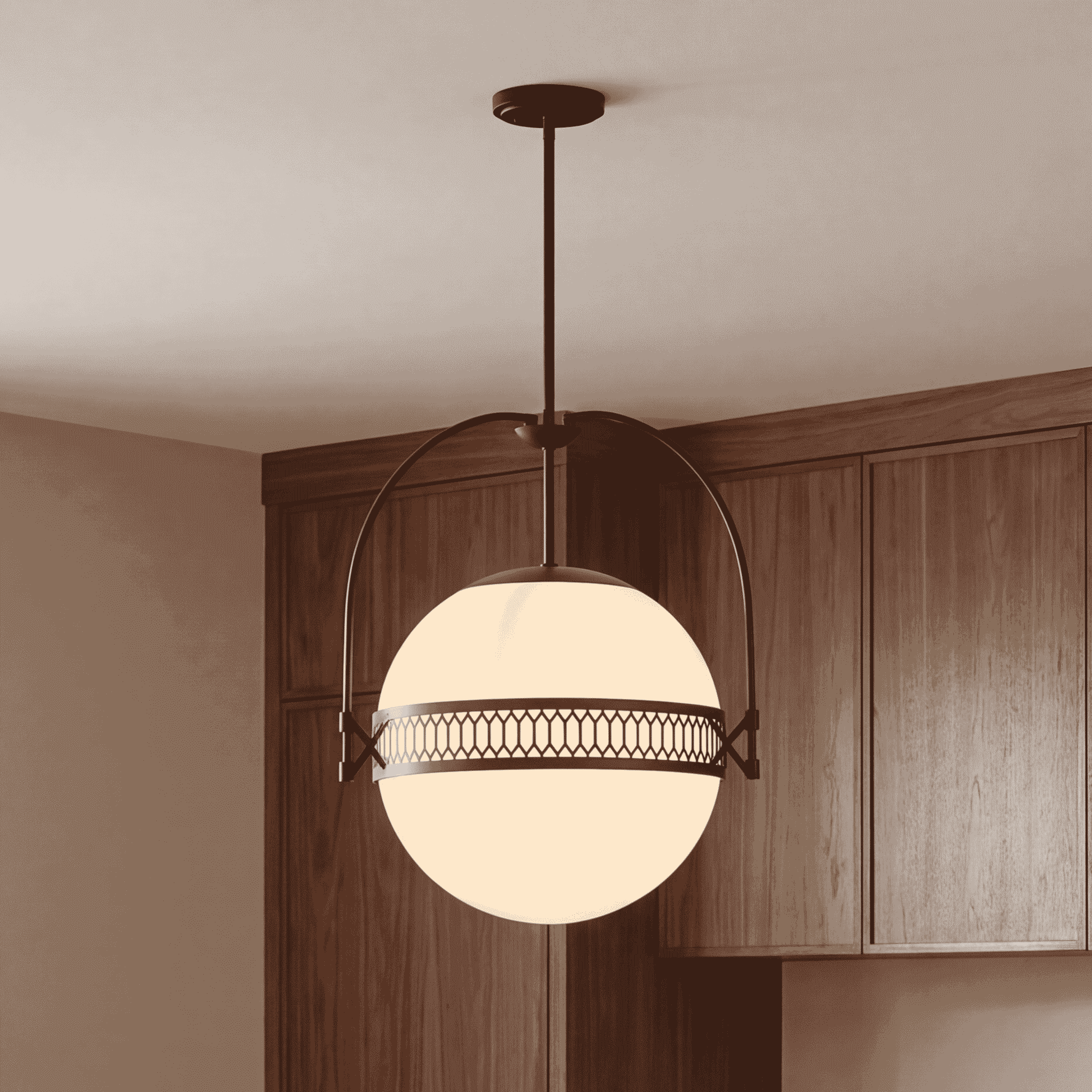 Thornhill 3-Light Pendant in Matte Black