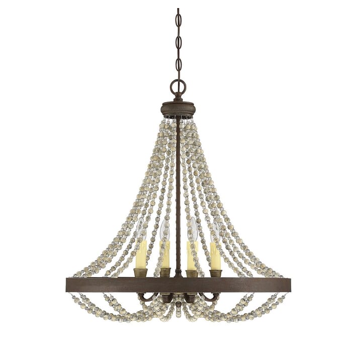 Savoy House Mallory by Brian Thomas 4-Light Pendant in Fossil Stone Savoy House Mallory by Brian Thomas 4-Light Pendant in Fossil Stone