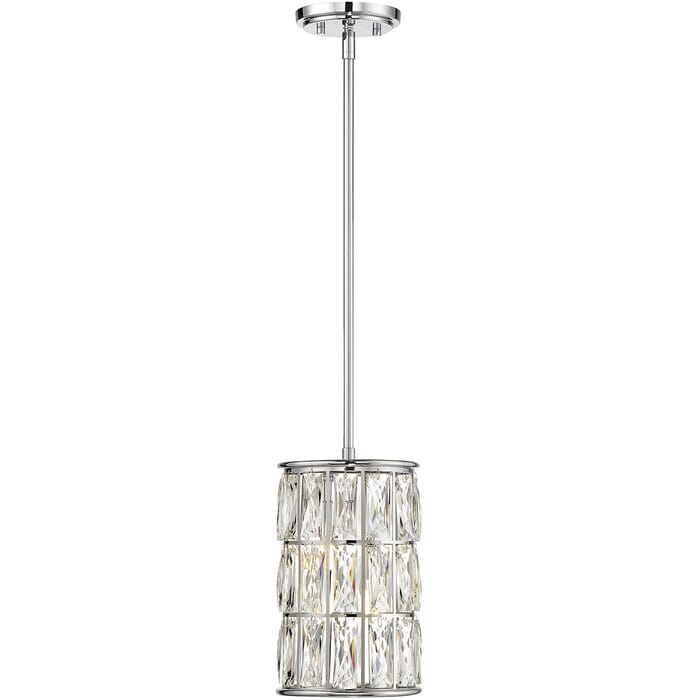 Savoy House Citrine 7" 2-Light Pendant in Polished Chrome Savoy House Citrine 7" 2-Light Pendant in Polished Chrome