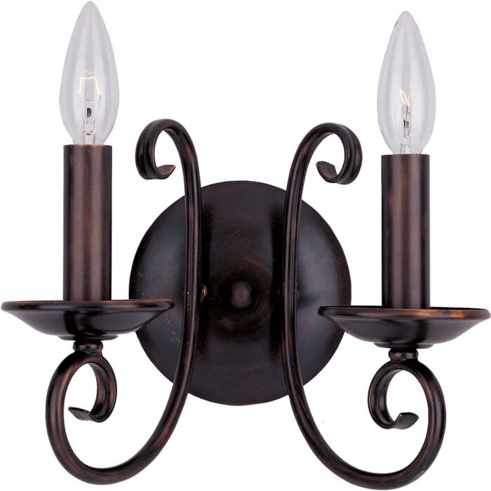 Loft 2-Light Wall Sconce in Oil Rubbed Bronze Loft 2-Light Wall Sconce in Oil Rubbed Bronze