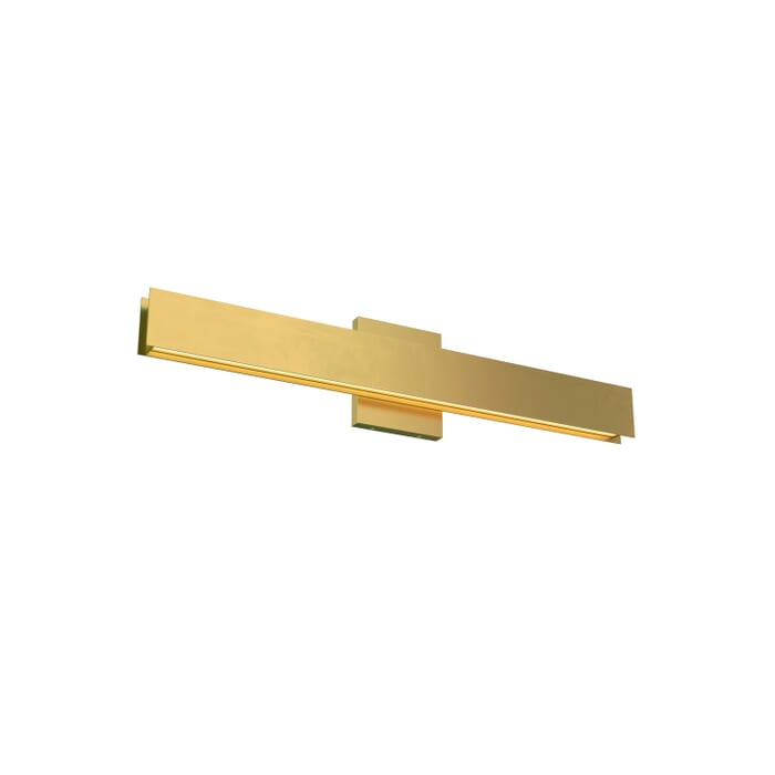 Bau 1-Light LED Bathroom Vanity Light in Natural Brass Bau 1-Light LED Bathroom Vanity Light in Natural Brass