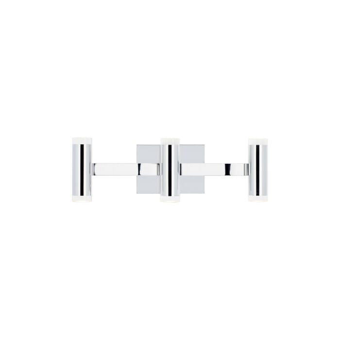 Dobson II 1-Light LED Bathroom Vanity Light in Chrome Dobson II 1-Light LED Bathroom Vanity Light in Chrome