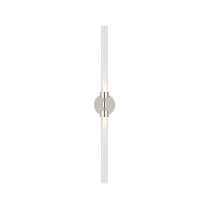 Linger 2-Light LED Bathroom Vanity Light in Polished Nickel Linger 2-Light LED Bathroom Vanity Light in Polished Nickel