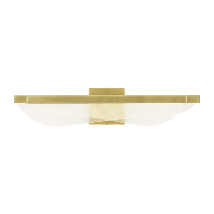Nyra 1-Light LED Bathroom Vanity Light in Plated Brass Nyra 1-Light LED Bathroom Vanity Light in Plated Brass