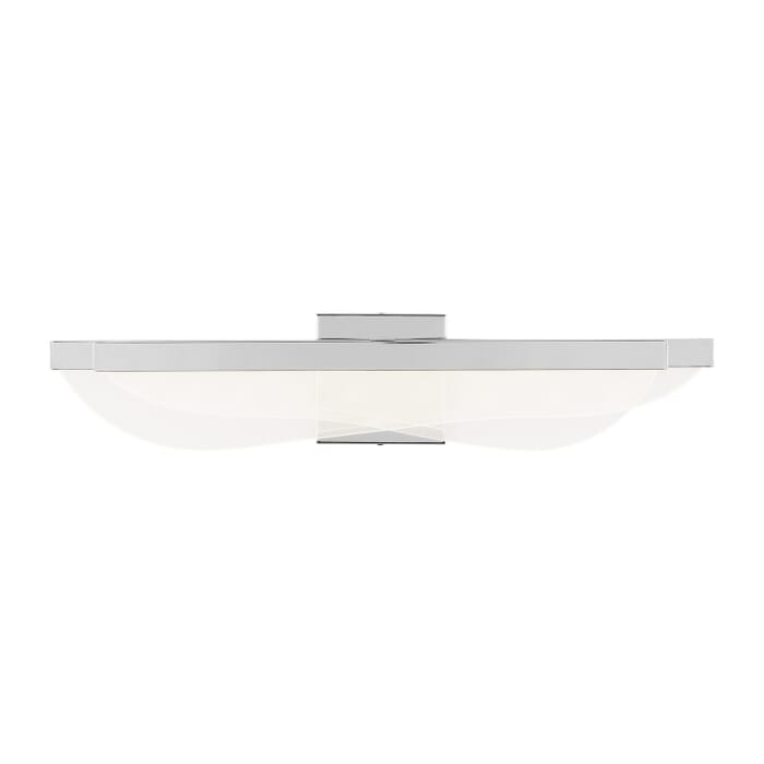 Nyra 1-Light LED Bathroom Vanity Light in Polished Nickel Nyra 1-Light LED Bathroom Vanity Light in Polished Nickel