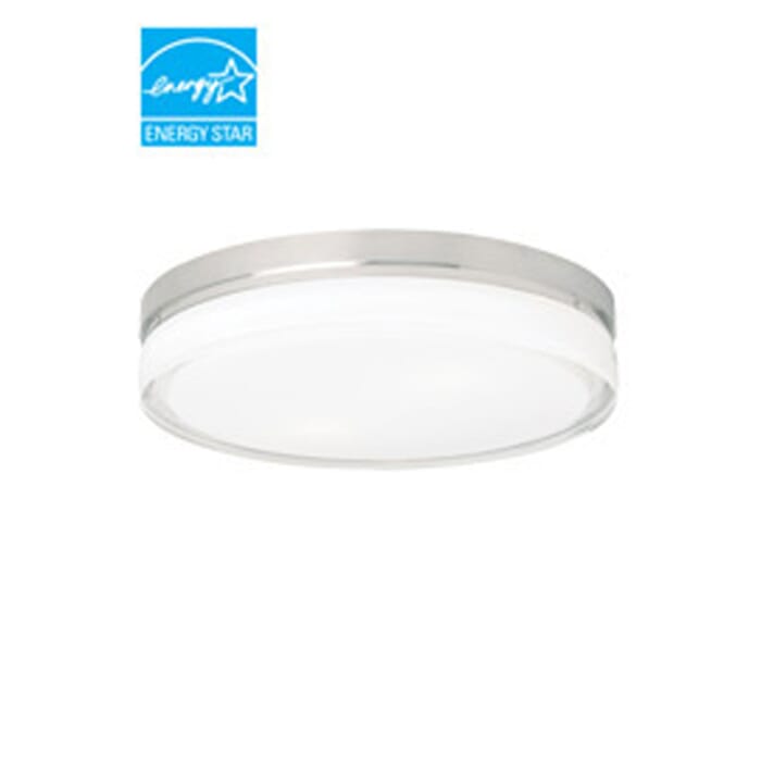 Cirque 1-Light LED Flush Mount in Satin Nickel Cirque 1-Light LED Flush Mount in Satin Nickel