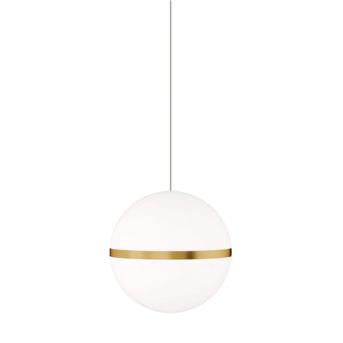 Hanea 1-Light LED Pendant in Natural Brass Hanea 1-Light LED Pendant in Natural Brass