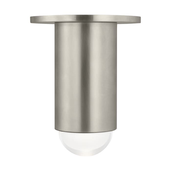 Ebell 1-Light LED Flush Mount in Antique Nickel Ebell 1-Light LED Flush Mount in Antique Nickel