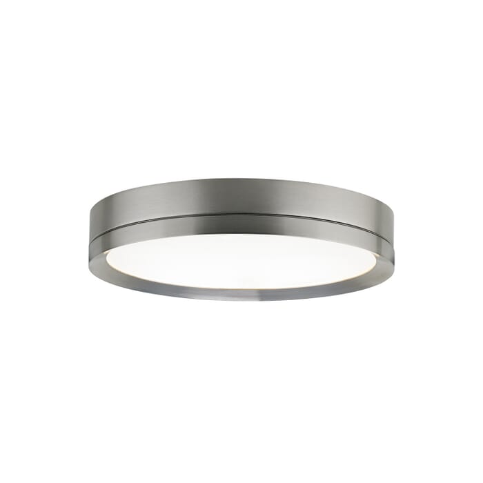 Finch 1-Light LED Flush Mount in Satin Nickel Finch 1-Light LED Flush Mount in Satin Nickel