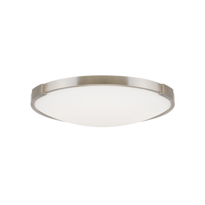 Lance 1-Light LED Flush Mount in Satin Nickel Lance 1-Light LED Flush Mount in Satin Nickel