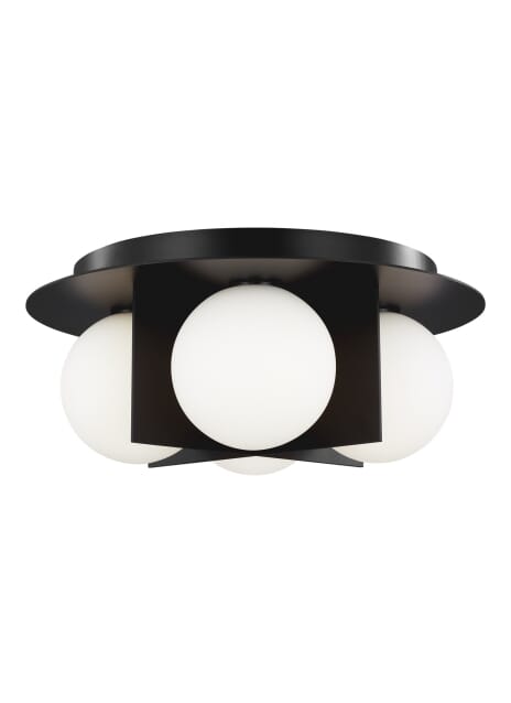 Orbel 4-Light LED Flush Mount in Matte Black