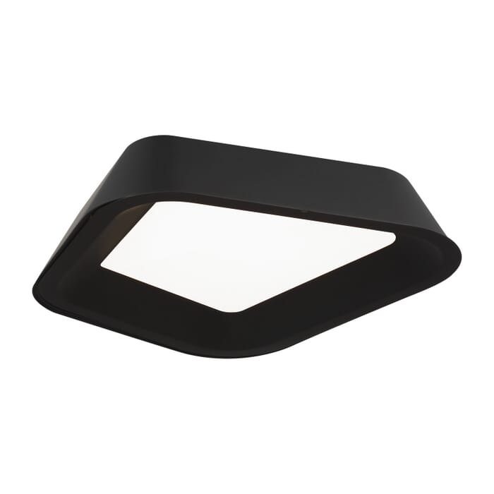 Rhonan 1-Light LED Flush Mount in Nightshade Black Rhonan 1-Light LED Flush Mount in Nightshade Black