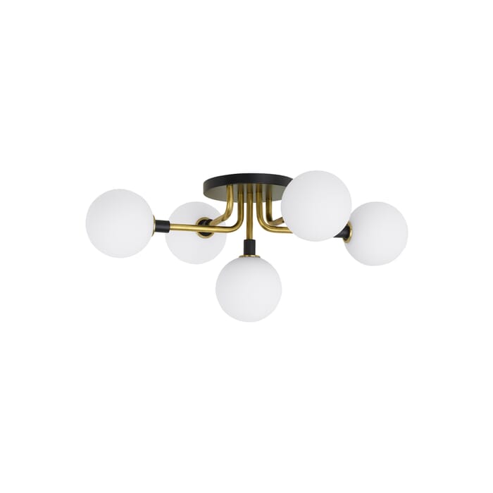 Tech Viaggio 22" Ceiling Light in Opal/Brass Tech Viaggio 22" Ceiling Light in Opal/Brass