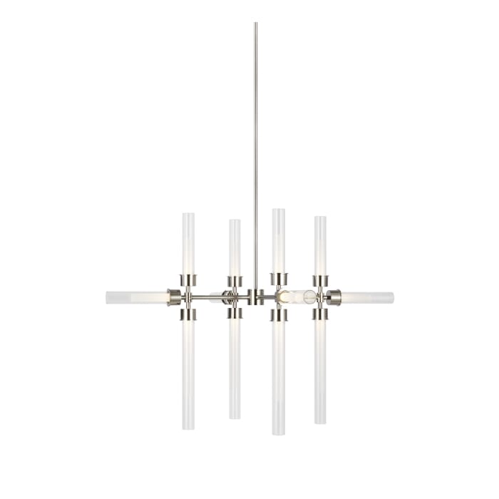 Linger 12-Light LED Chandelier in Polished Nickel Linger 12-Light LED Chandelier in Polished Nickel