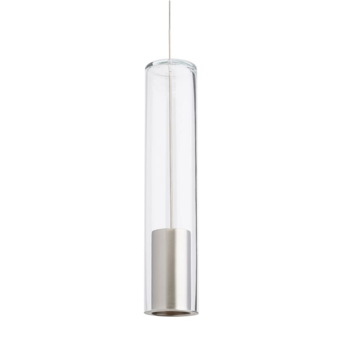 Captra 1-Light Pendant in Satin Nickel Captra 1-Light Pendant in Satin Nickel