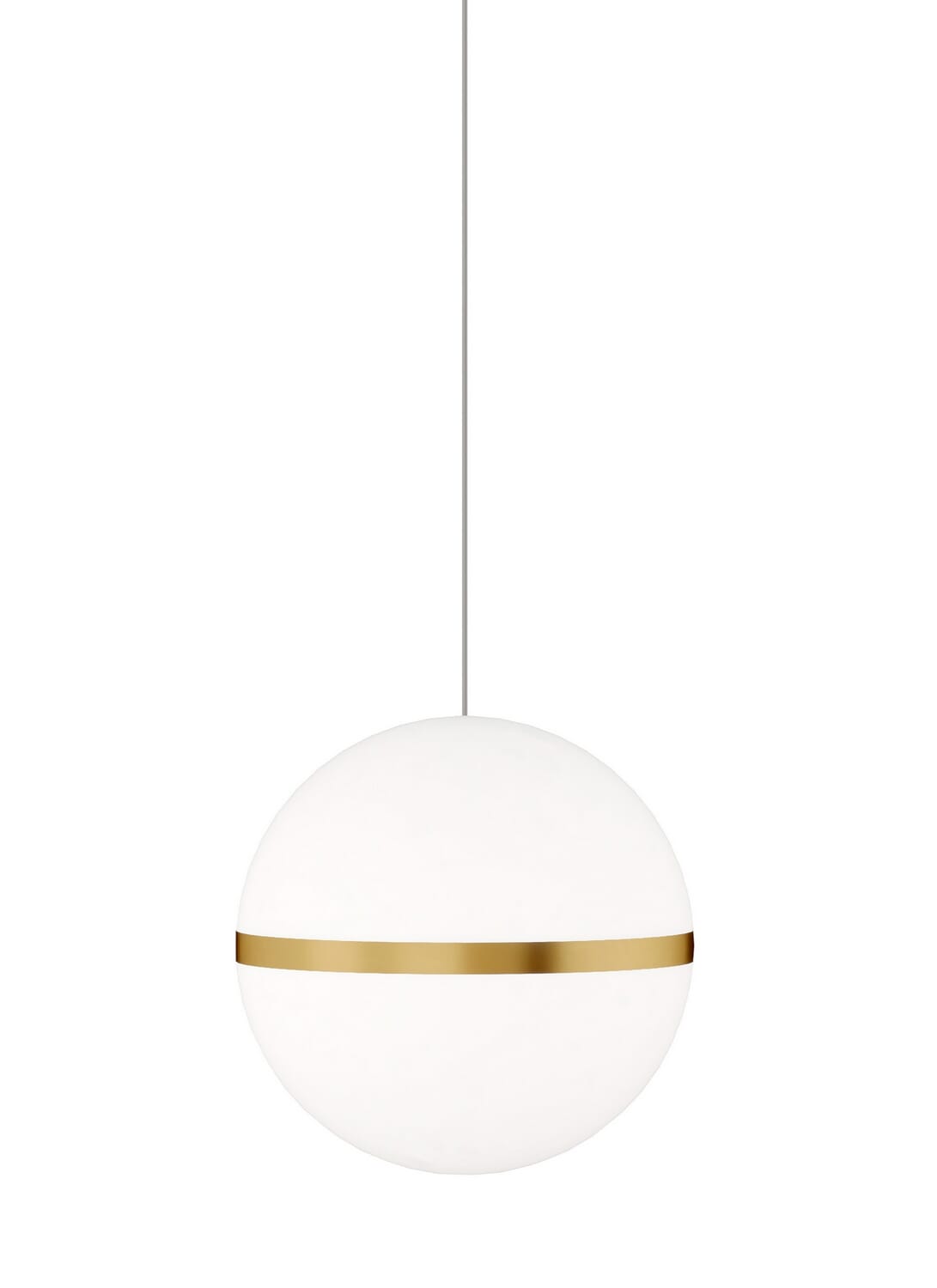 Hanea 1-Light LED Pendant in Natural Brass