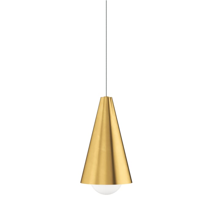 Joni 1-Light LED Pendant in Natural Brass Joni 1-Light LED Pendant in Natural Brass