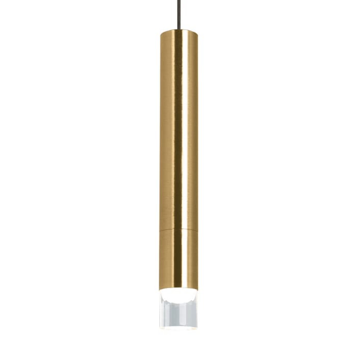 Moxy 1-Light LED Pendant in Aged Brass Moxy 1-Light LED Pendant in Aged Brass