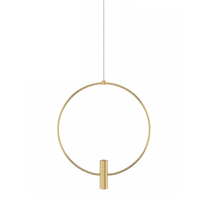Layla 1-Light LED Pendant in Natural Brass Layla 1-Light LED Pendant in Natural Brass