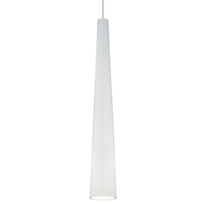 Zenith 1-Light LED Pendant in Satin Nickel Zenith 1-Light LED Pendant in Satin Nickel