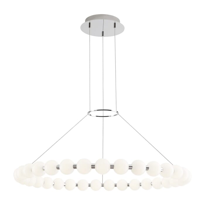 Orbet 1-Light LED Chandelier in Polished Nickel Orbet 1-Light LED Chandelier in Polished Nickel