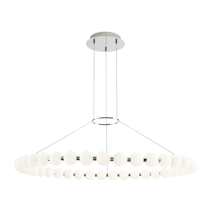 Orbet 1-Light LED Chandelier in Polished Nickel Orbet 1-Light LED Chandelier in Polished Nickel