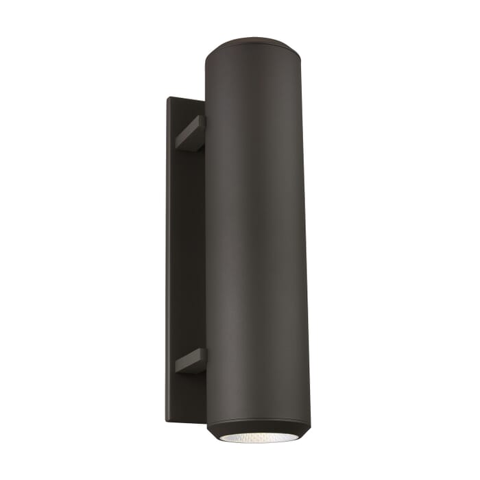 Aspenti 2-Light LED Outdoor Wall Lantern in Bronze Aspenti 2-Light LED Outdoor Wall Lantern in Bronze
