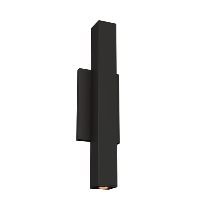 Chara 1-Light LED Outdoor Wall Lantern in Black Chara 1-Light LED Outdoor Wall Lantern in Black