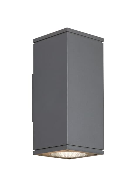 Tech Tegel 12" Outdoor Wall Light in Charcoal