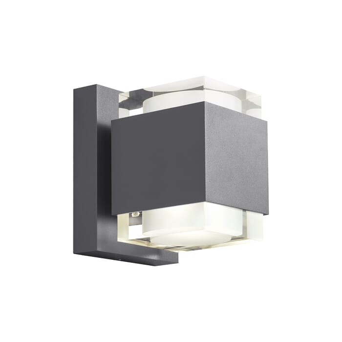 Tech Voto 8" Outdoor Wall Light in Charcoal Tech Voto 8" Outdoor Wall Light in Charcoal