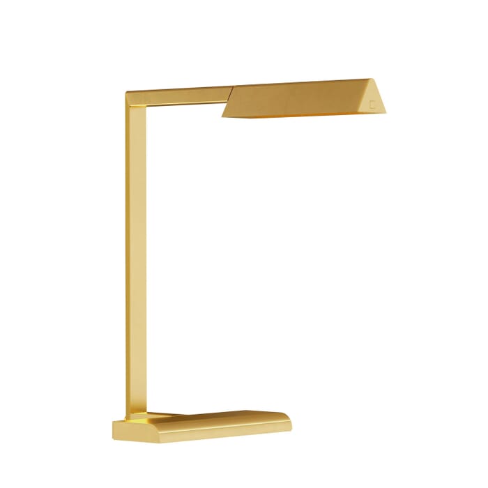 Dessau 1-Light LED Table Lamp in Natural Brass Dessau 1-Light LED Table Lamp in Natural Brass