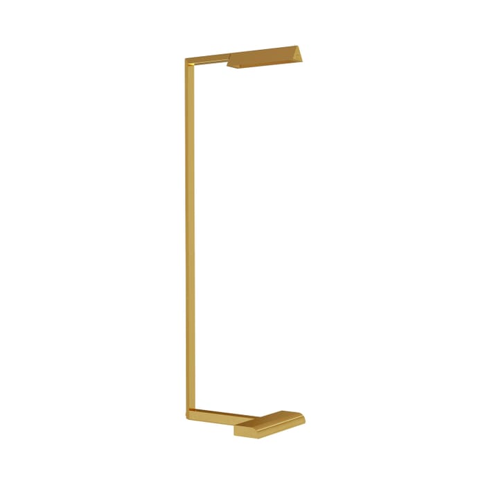 Dessau 1-Light LED Floor Lamp in Natural Brass Dessau 1-Light LED Floor Lamp in Natural Brass