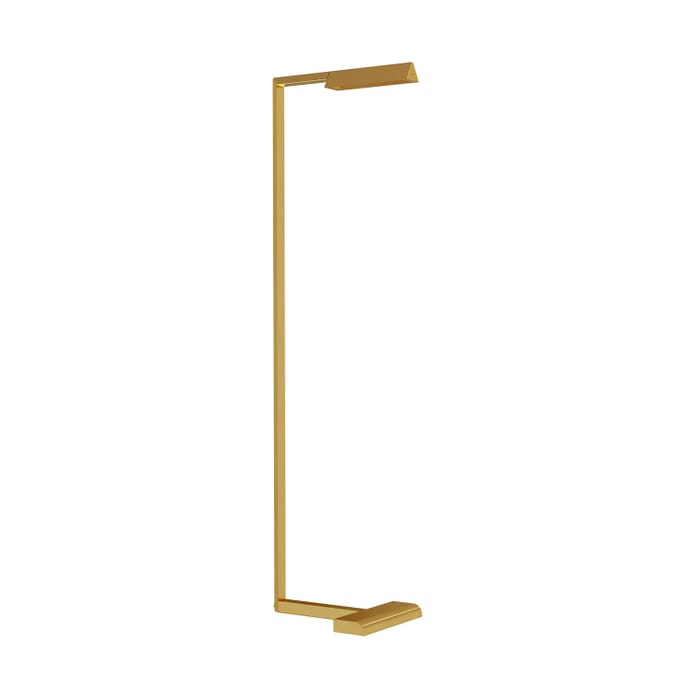 Dessau 1-Light LED Floor Lamp in Natural Brass Dessau 1-Light LED Floor Lamp in Natural Brass