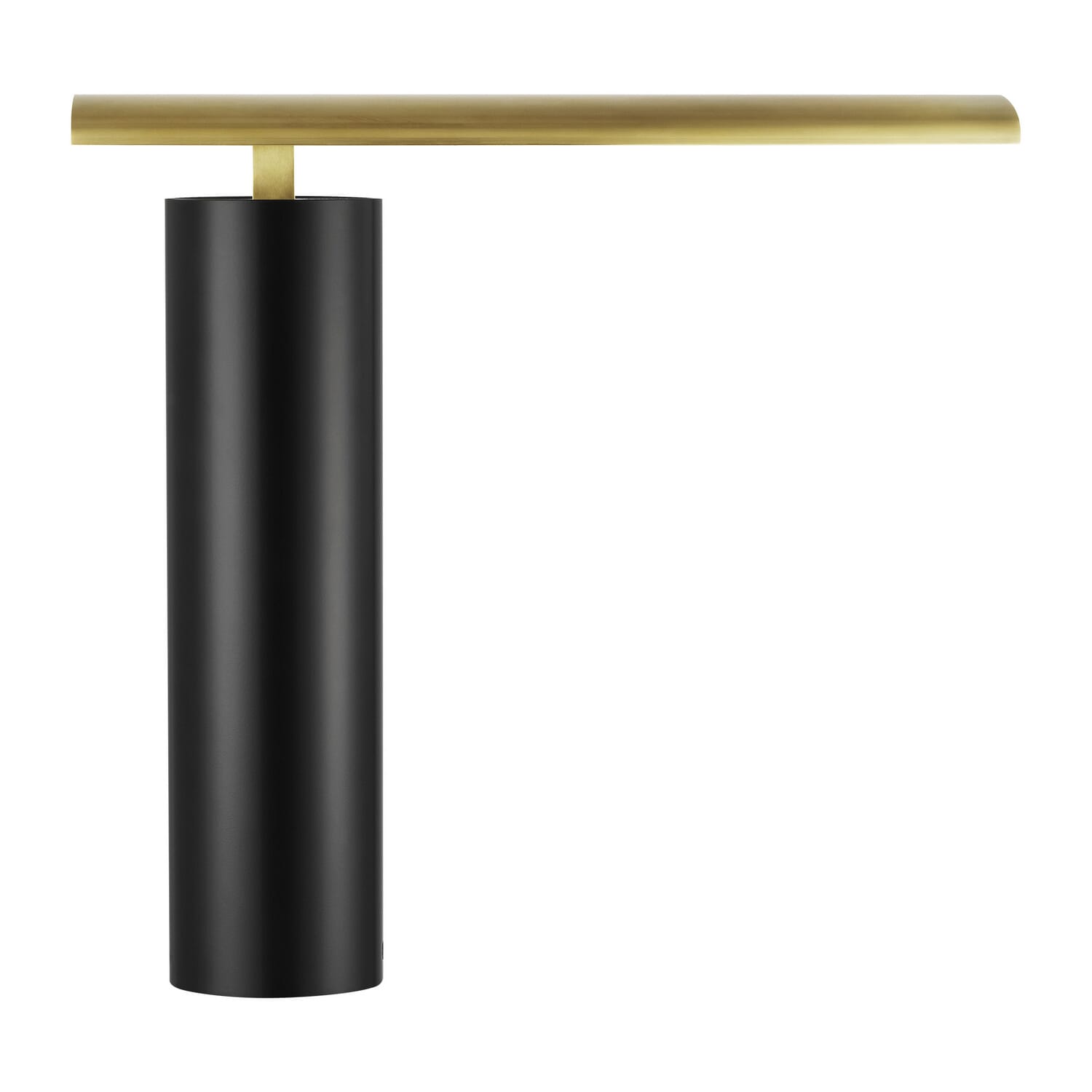 Kadia 1-Light LED Table Lamp in Natural Brass