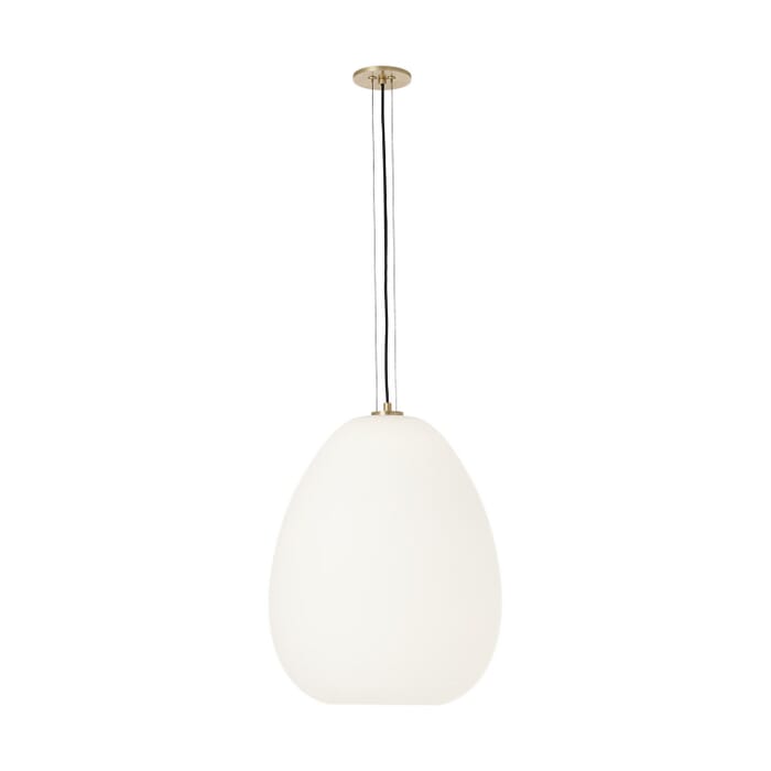Kapoor 1-Light LED Pendant in Opal with Natural Brass Kapoor 1-Light LED Pendant in Opal with Natural Brass