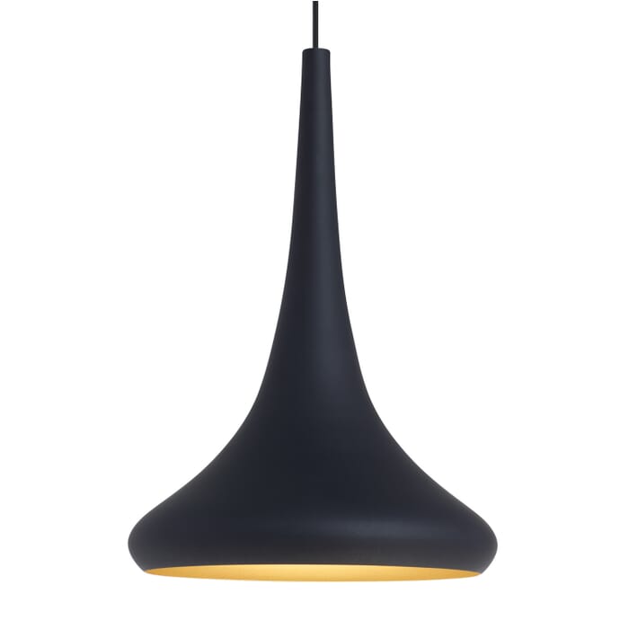 Noema 1-Light Pendant in Black with Gold Noema 1-Light Pendant in Black with Gold
